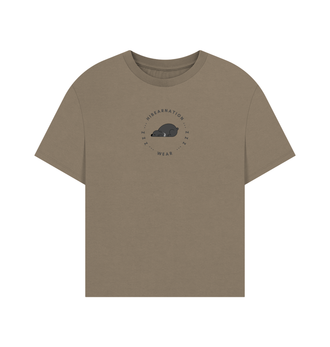Willow Moon Bear Oversized Women's T-Shirt