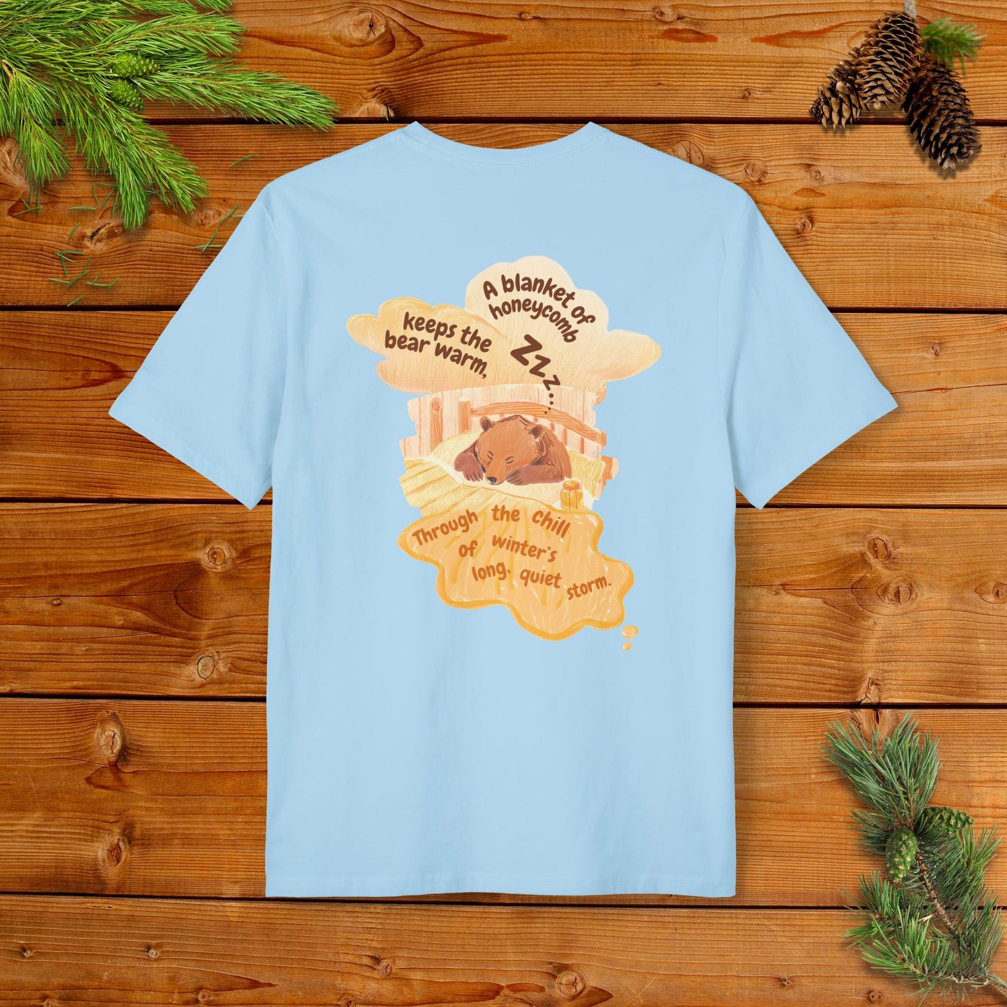 A Blanket of Honeycomb keeps the Bear Warm I