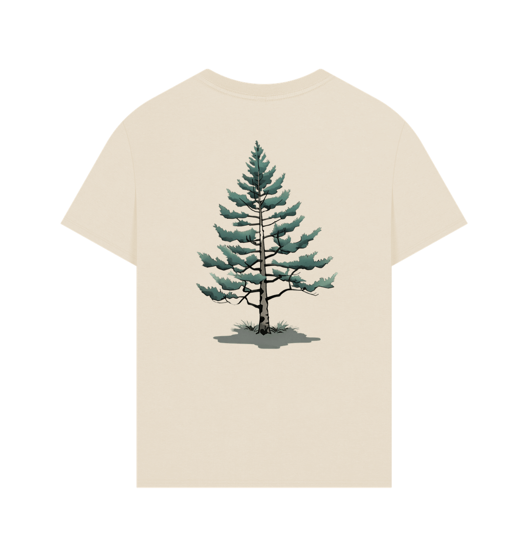 Black Bear and Lonely Pine on an Oversized Tee