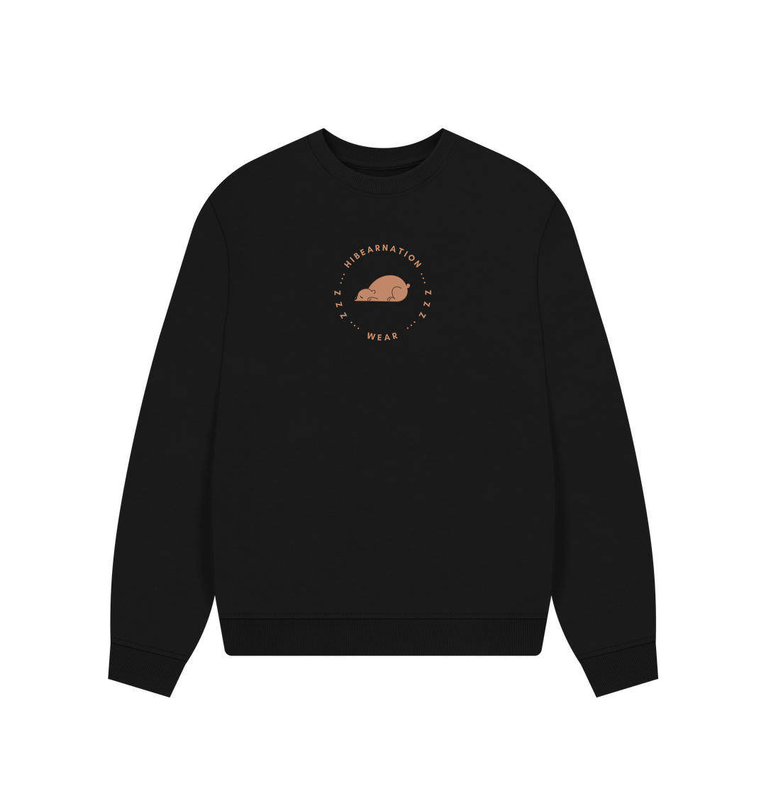 Black Grizzly Bear Loungewear Sweater