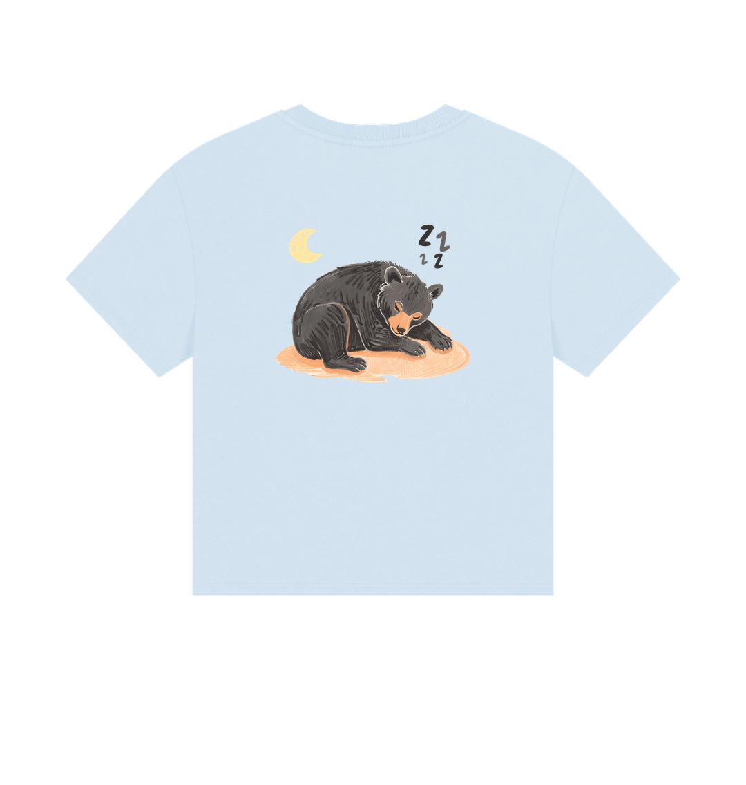 Moon Bear Takin' a Nap Boxy Tee
