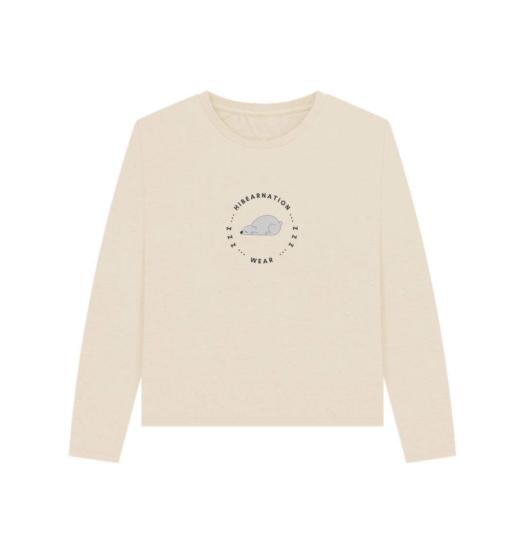 Oat Women Polar Bear Heavyweight Long Sleeve T-Shirt