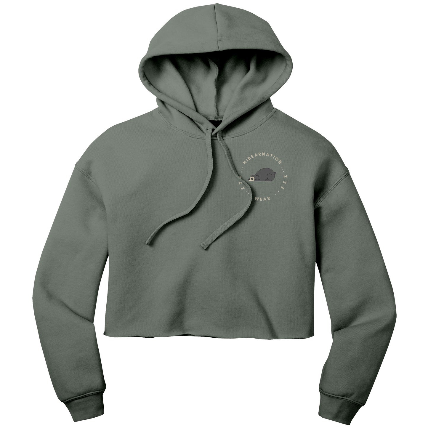 Spectacled Crop Fleece Dusk Hoodie