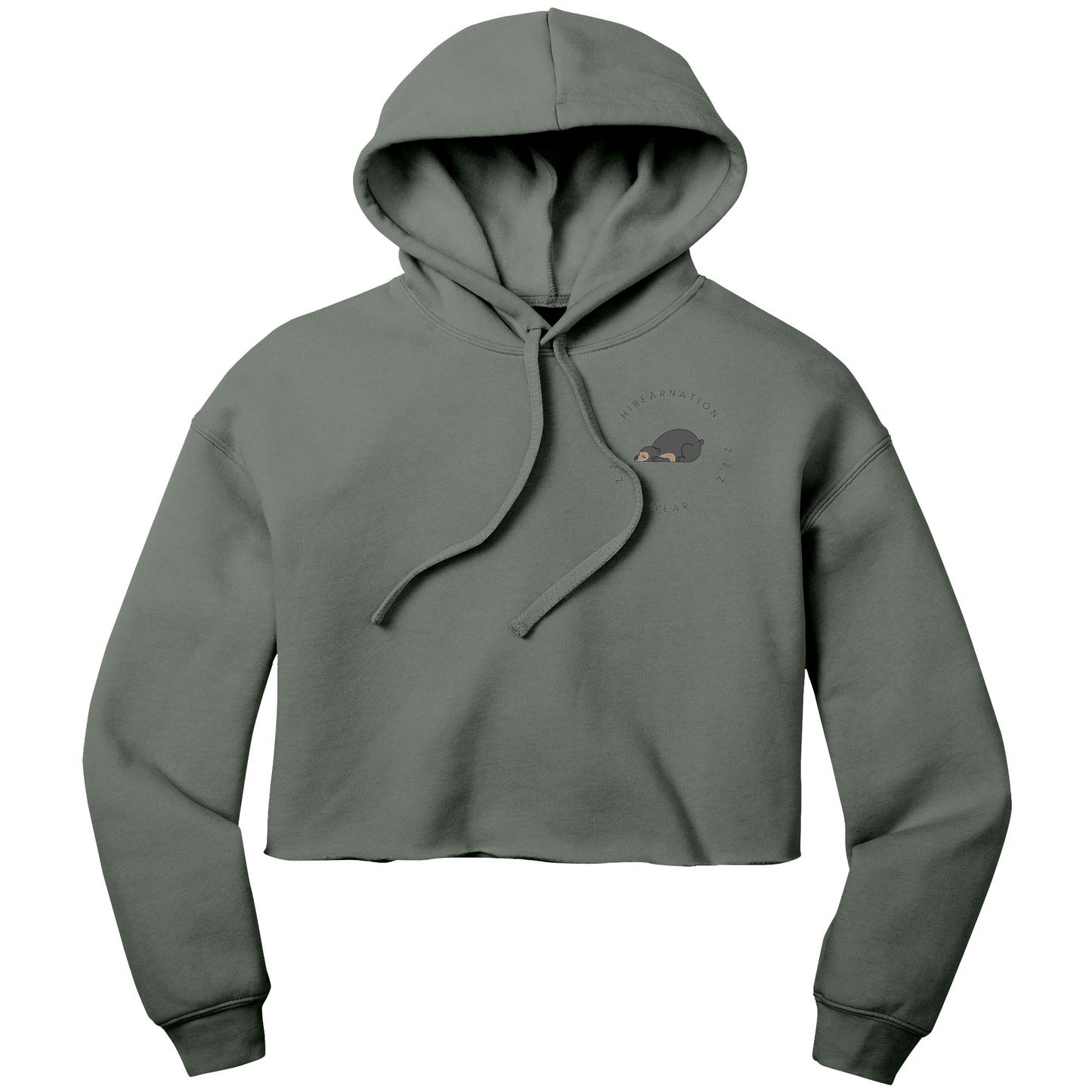 Sun Bear Crop Fleece Dawn Hoodie