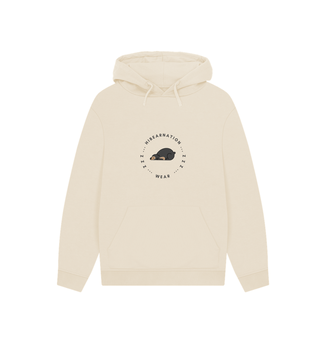 Oat Sun Bear Pouch Pocket Hoodie