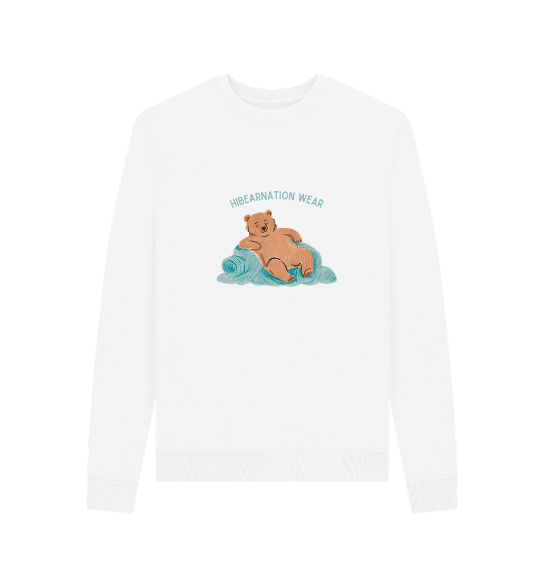 White Take a break like a Grizzly Blue Font