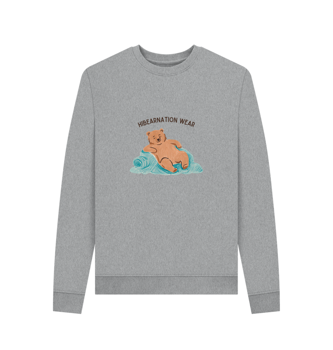 Light Heather Printed Sweater Front