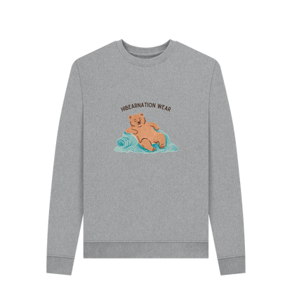 Light Heather Printed Sweater Front