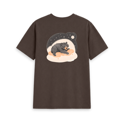 Chocolate Printed T-shirt Back