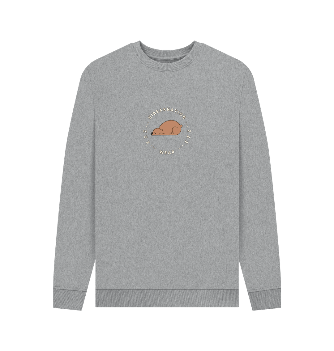 Light Heather Printed Sweater Front