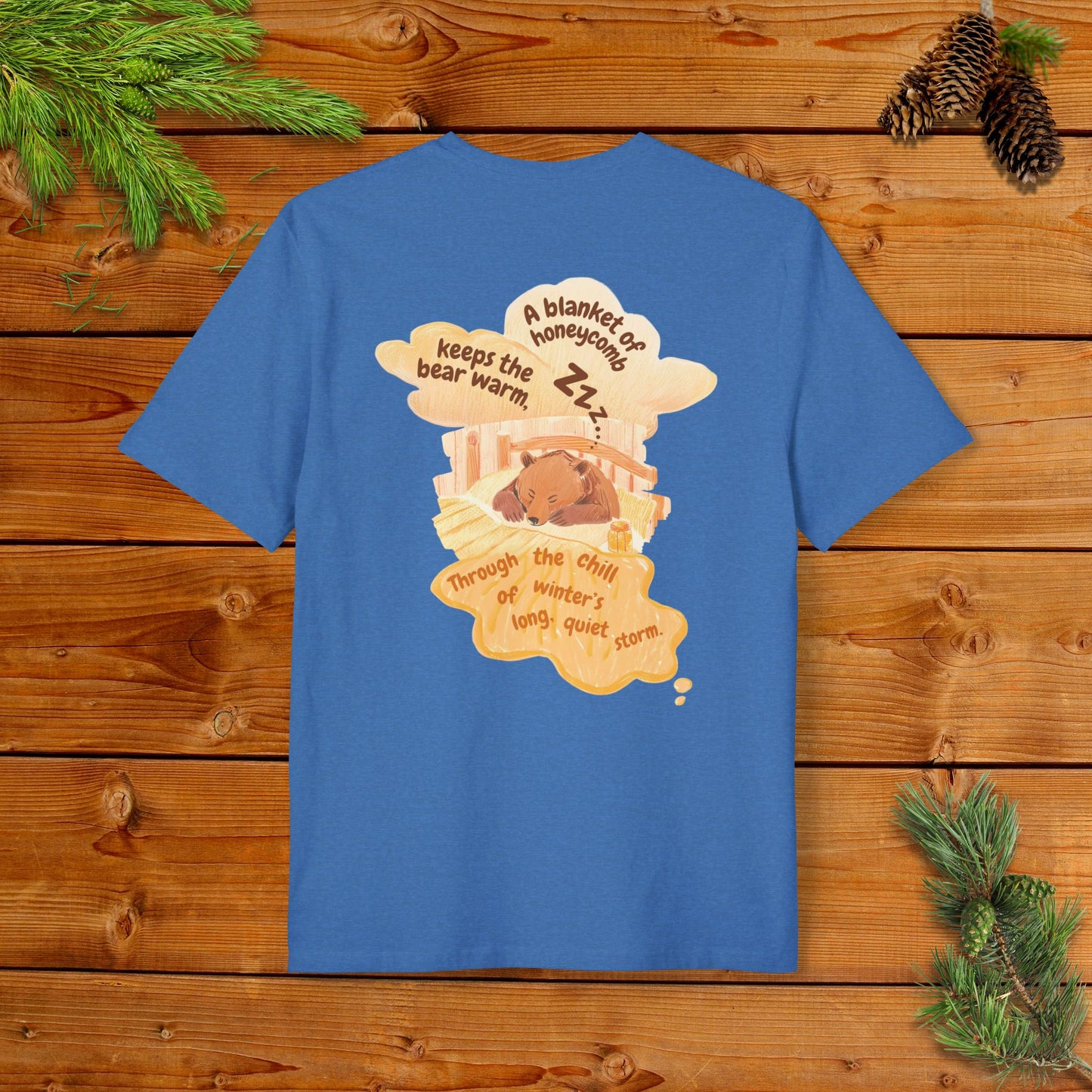 A Blanket of Honeycomb keeps the Bear Warm I