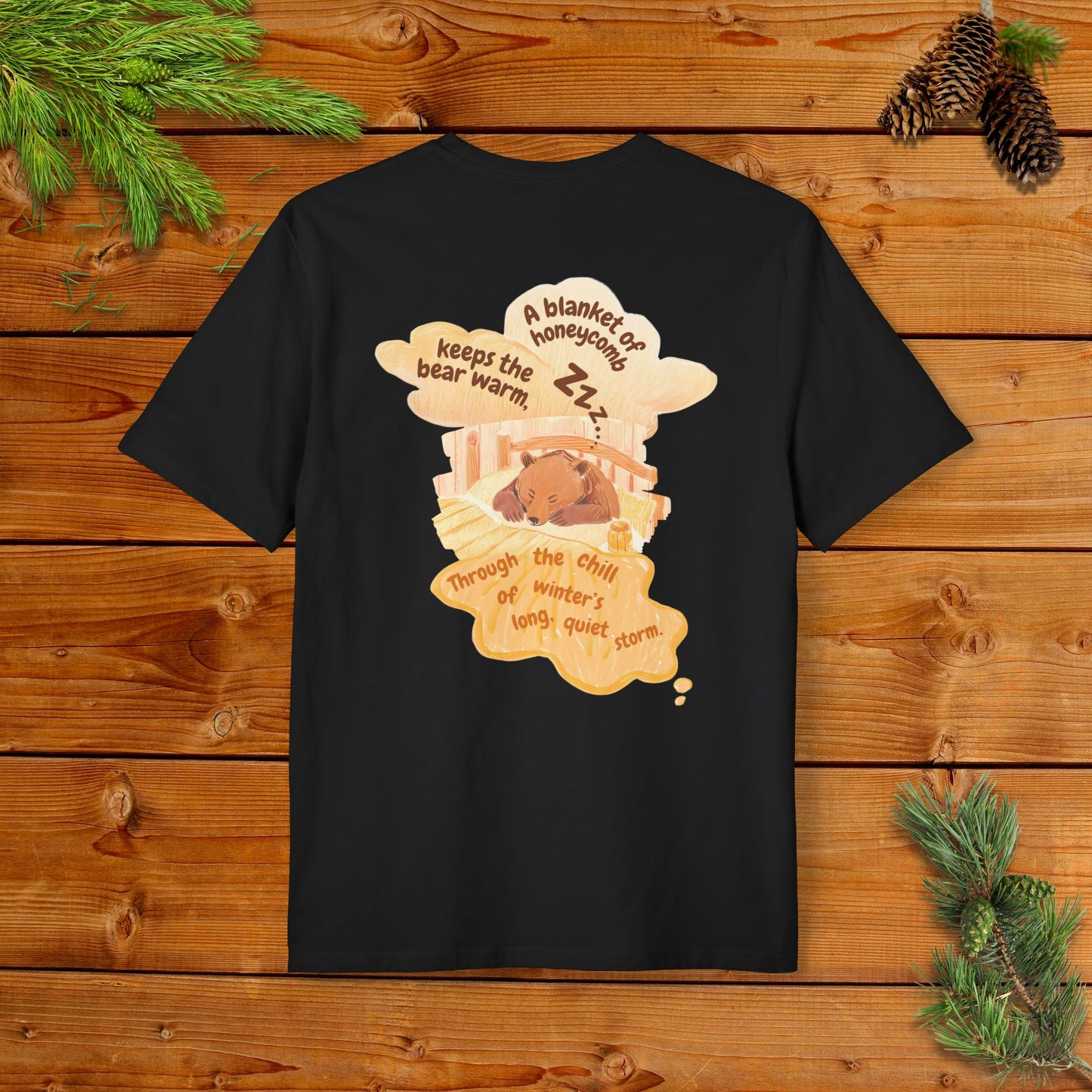 A Blanket of Honeycomb keeps the Bear Warm I