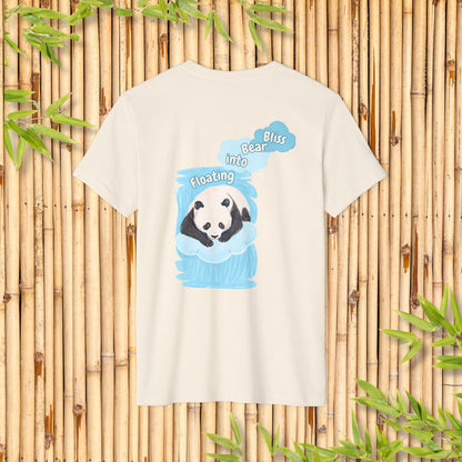 Unisex Recycled Organic T-Shirt - Floating Bliss Panda