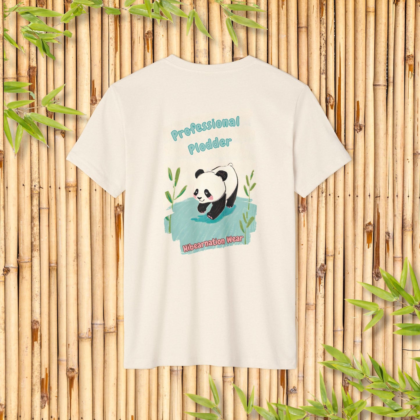 Eco-Friendly Panda Graphic T-Shirt - Professional Plodder Design