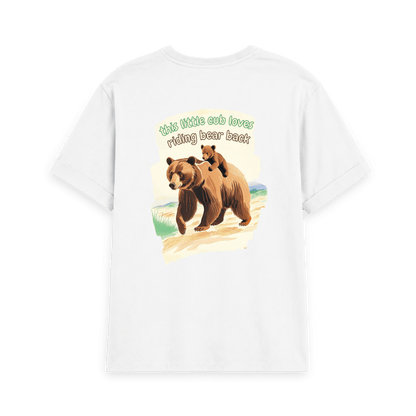White Printed T-shirt Back