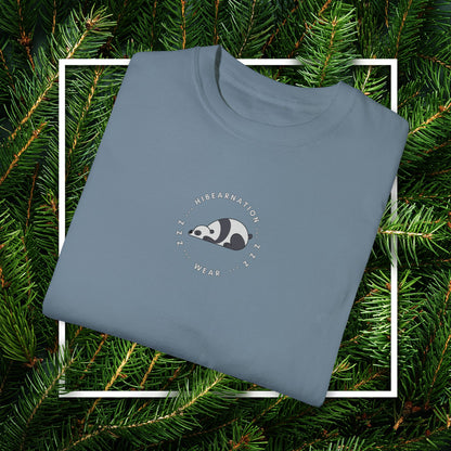 Unisex Garment-Dyed T-Shirt - Chill Bear & Panda Design | Perfect for Nature Lovers