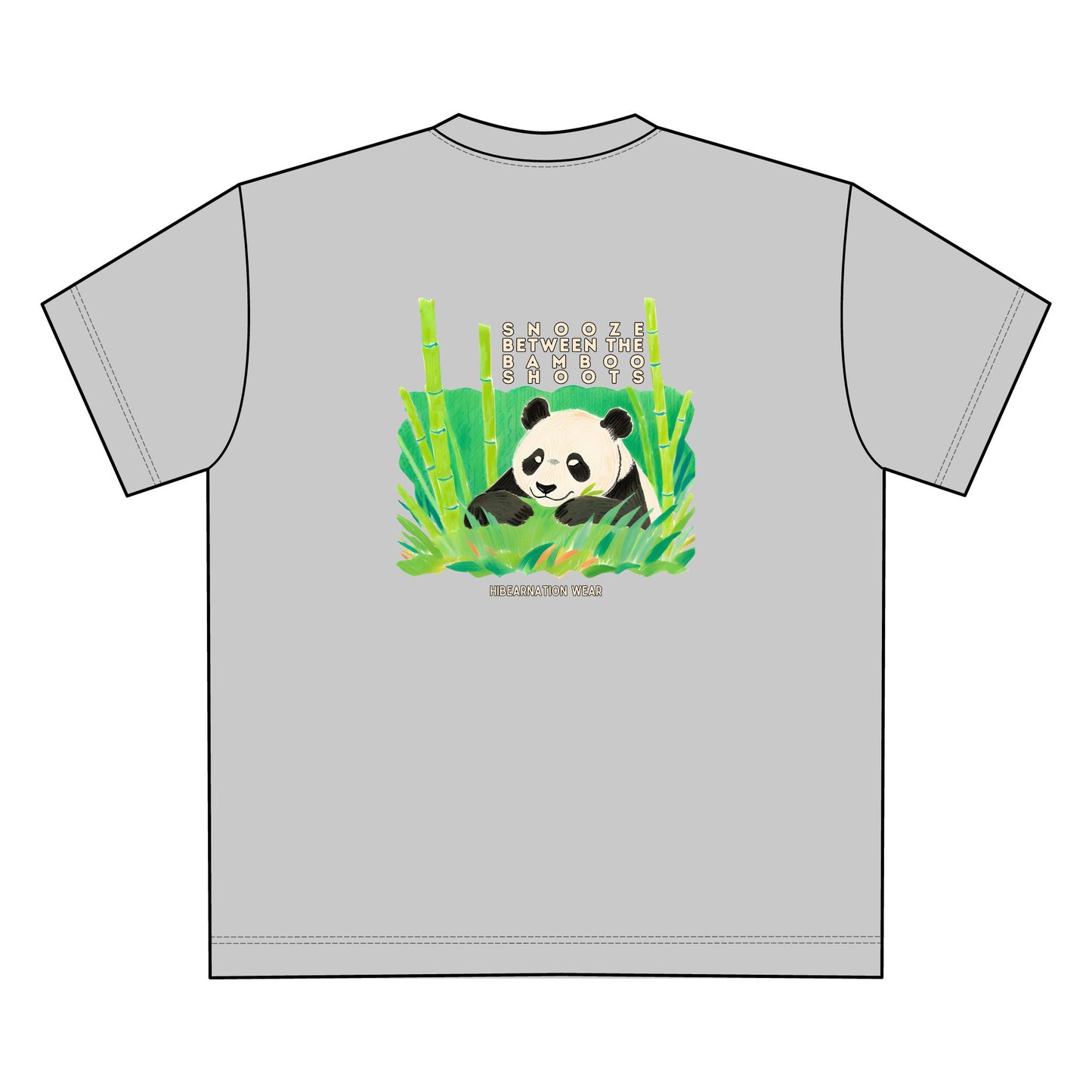 Unisex Panda Graphic Tee - Freestyler Heavyweight T-Shirt for Nature Lovers