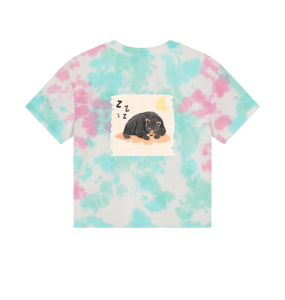 Moon Bear Long due Nap on a Boxy Tee
