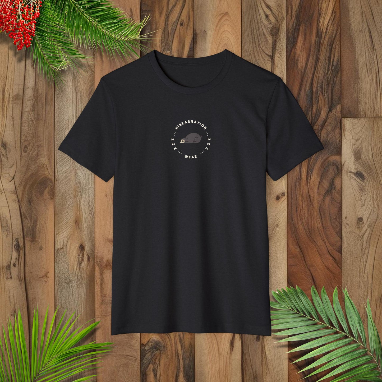 Unisex Recycled Organic T-Shirt - Bear-ly Awake, Always Hungry
