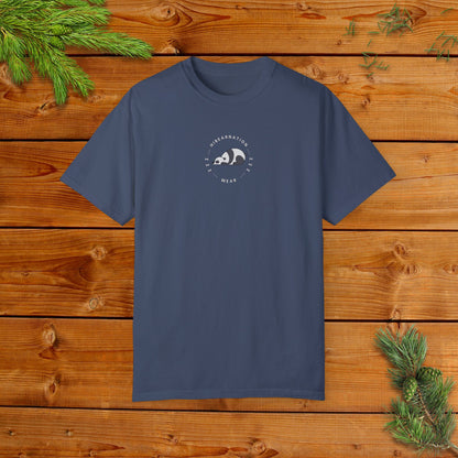 Unisex Garment-Dyed T-Shirt - Chill Bear & Panda Design | Perfect for Nature Lovers