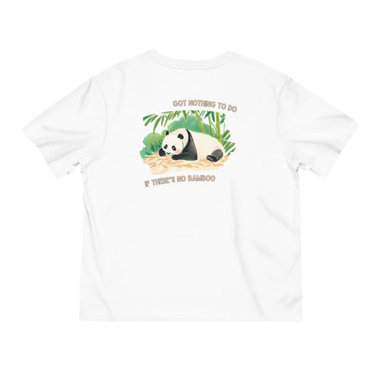 Unisex Panda Relaxation T-Shirt - "Got Nothing to Do If There's No Bamboo" Design
