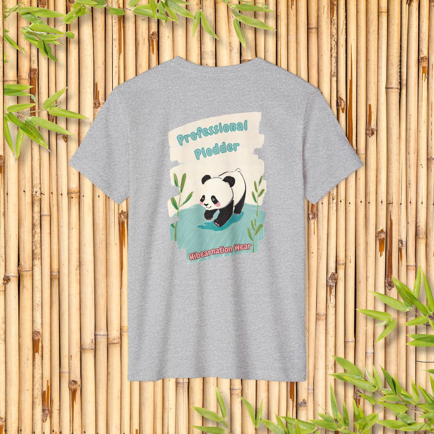 Eco-Friendly Panda Graphic T-Shirt - Professional Plodder Design