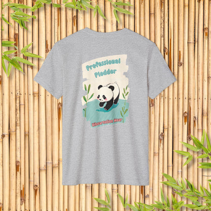 Eco-Friendly Panda Graphic T-Shirt - Professional Plodder Design