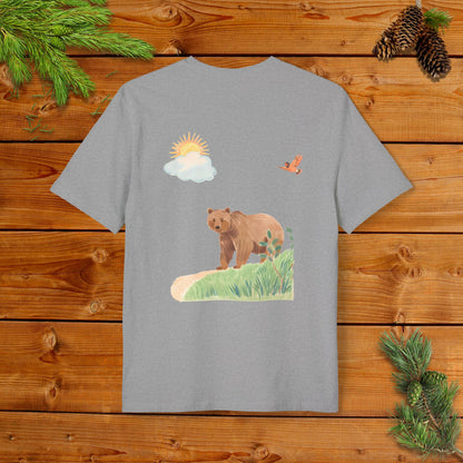 A Grizzly Sunny Day Stroll with a Robin I
