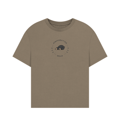 Willow Sun Bear Oversized Dark Font