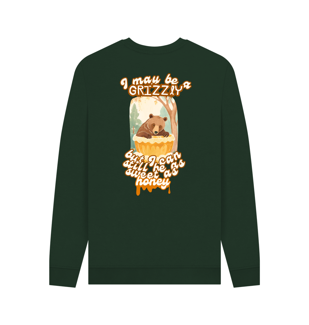 Evergreen Printed Sweater Back