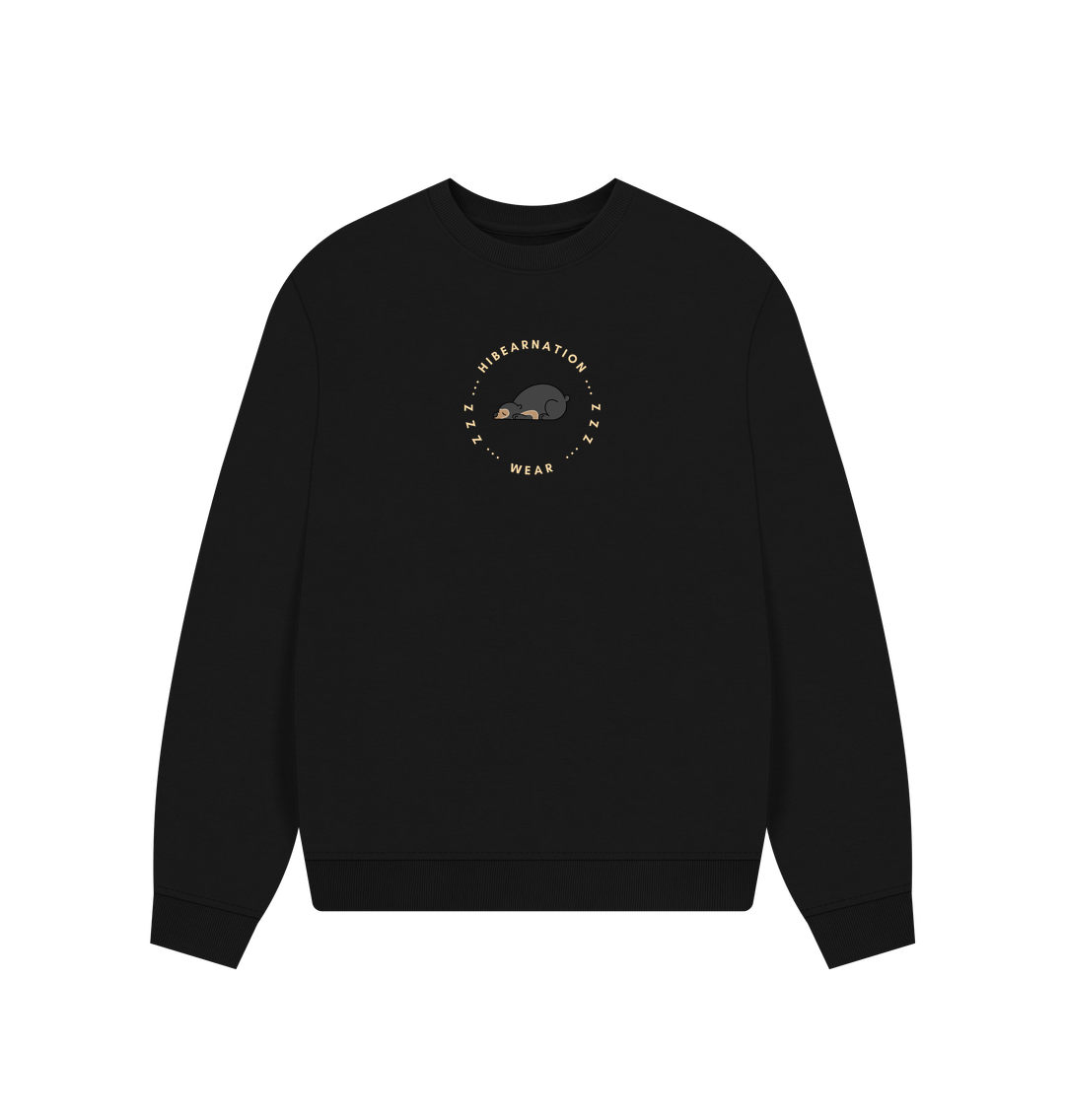 Black Sun Bear Women's Oversized Sweater Loungewear