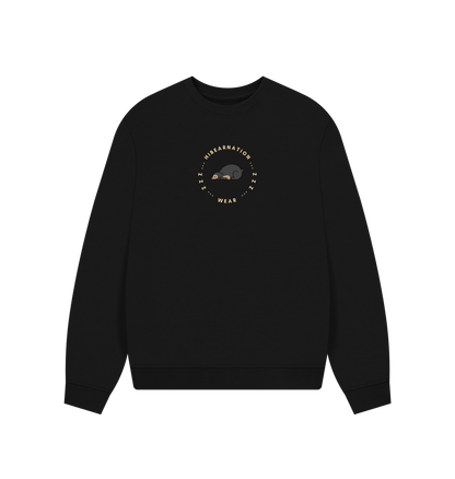 Black Sun Bear Women's Oversized Sweater Loungewear