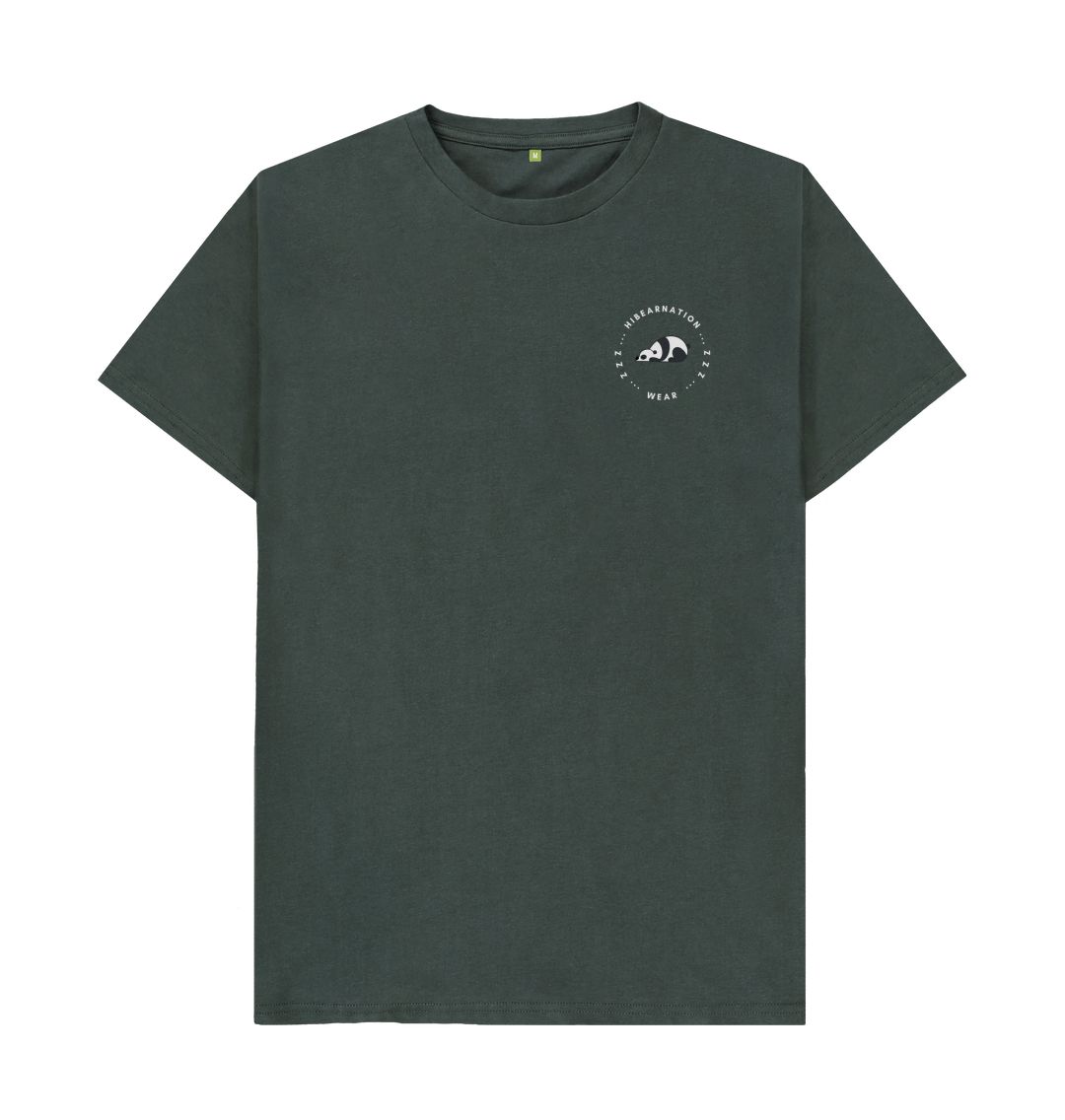 Dark Grey Polar Bear No Background Unisex Light Font Shirt