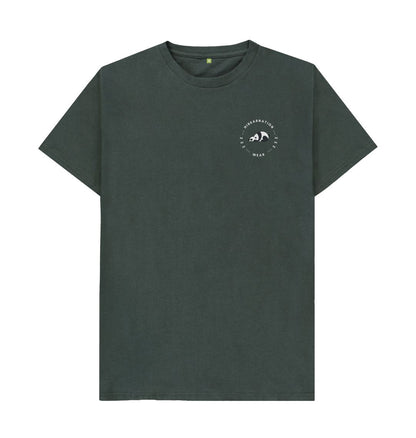Dark Grey Polar Bear No Background Unisex Light Font Shirt