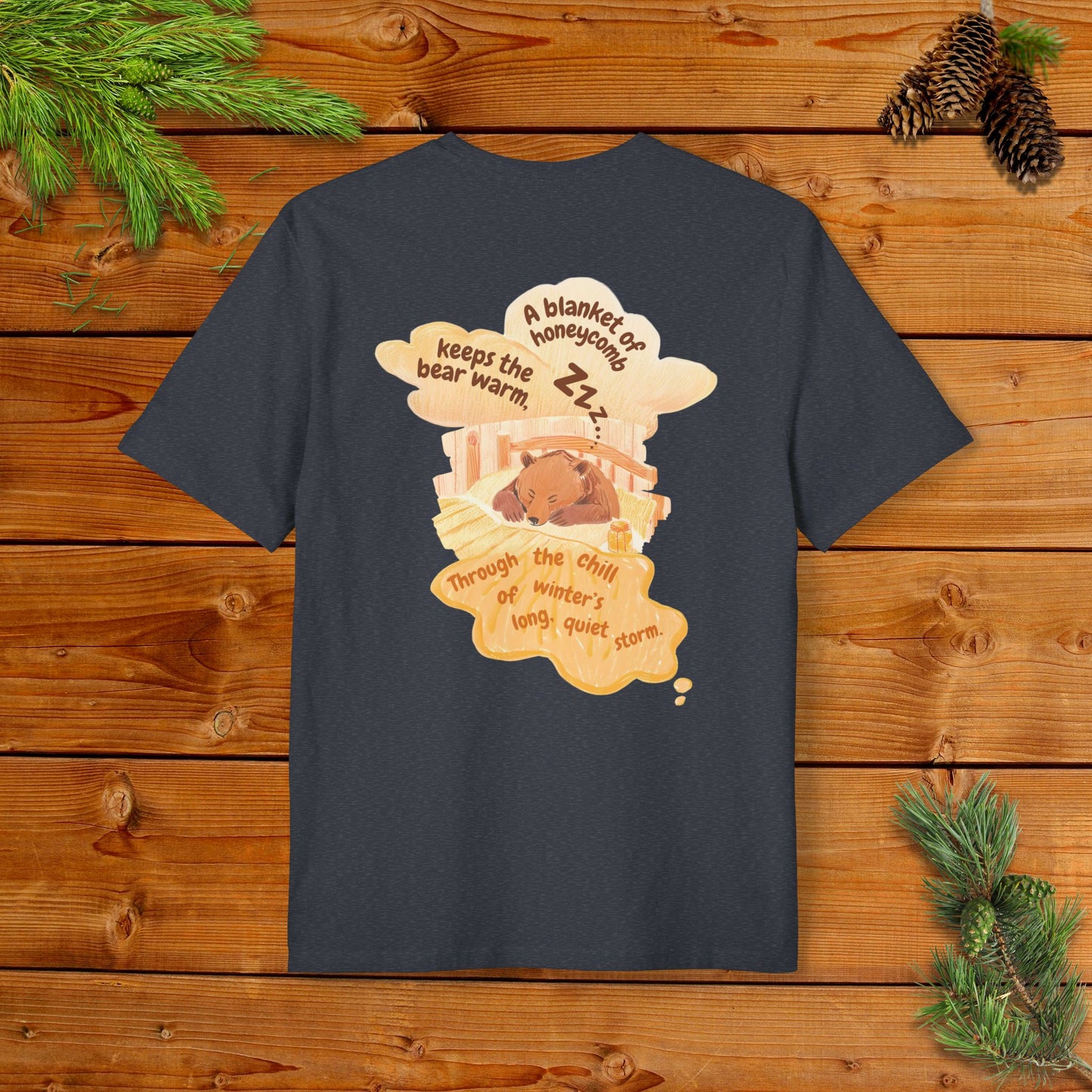 A Blanket of Honeycomb keeps the Bear Warm I