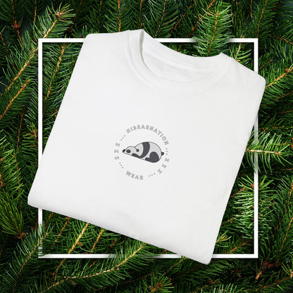 Unisex Garment-Dyed T-Shirt - Chill Bear & Panda Design | Perfect for Nature Lovers