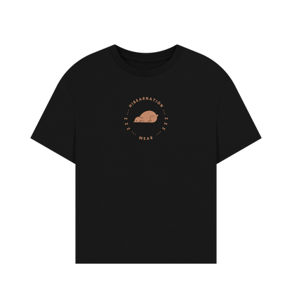 Black Grizzly Oversized Women Shirt