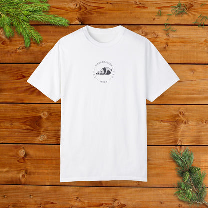 Unisex Garment-Dyed T-Shirt - Chill Bear & Panda Design | Perfect for Nature Lovers