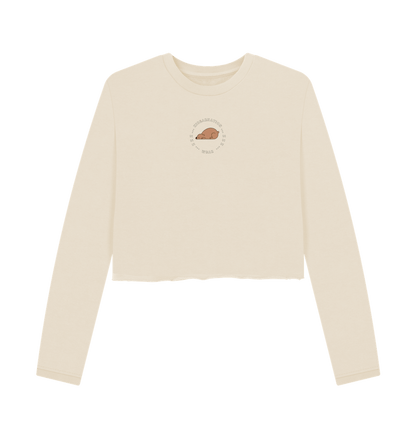 Oat Printed Boxy Jumpers Front