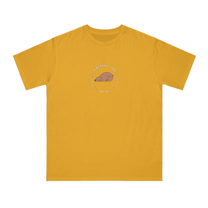 Cozy Organic Unisex T-Shirt - 'Bear Hugs & Honey-Filled Mugs' Design