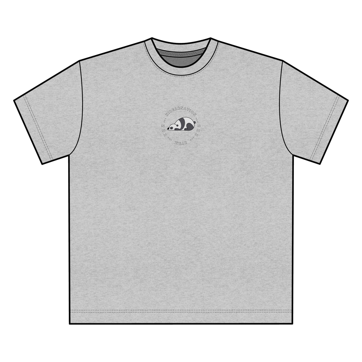 Unisex Panda Graphic Tee - Freestyler Heavyweight T-Shirt for Nature Lovers