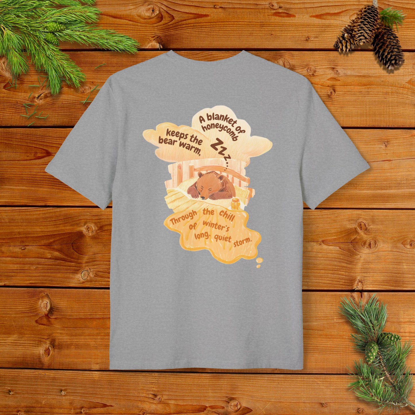 A Blanket of Honeycomb keeps the Bear Warm I