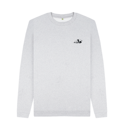 Grey Recycled Printed Sweater Front