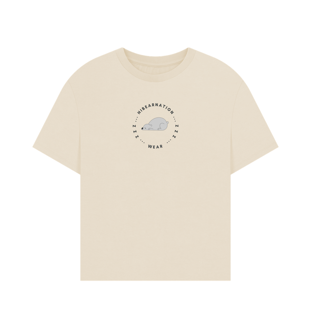 Oat Polar Bear Women's Oversized Top