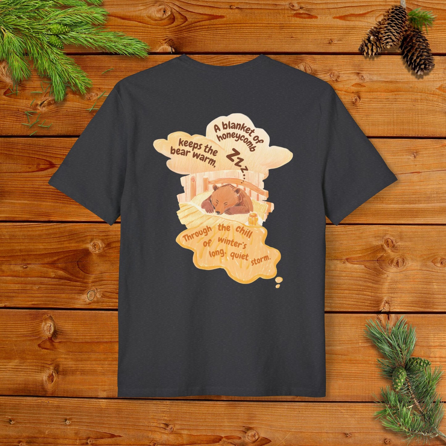 A Blanket of Honeycomb keeps the Bear Warm I