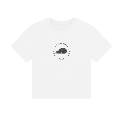White Printed T-shirt Front