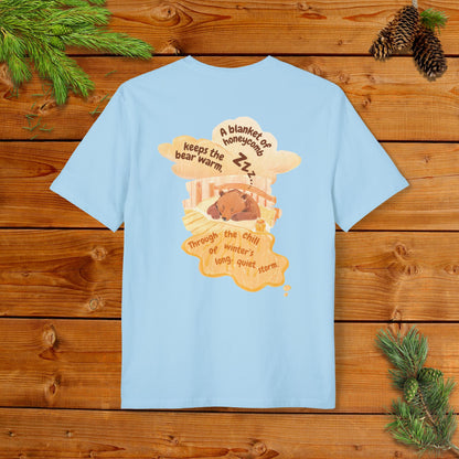 A Blanket of Honeycomb keeps the Bear Warm I
