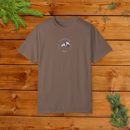 Unisex Garment-Dyed T-Shirt - Chill Bear & Panda Design | Perfect for Nature Lovers