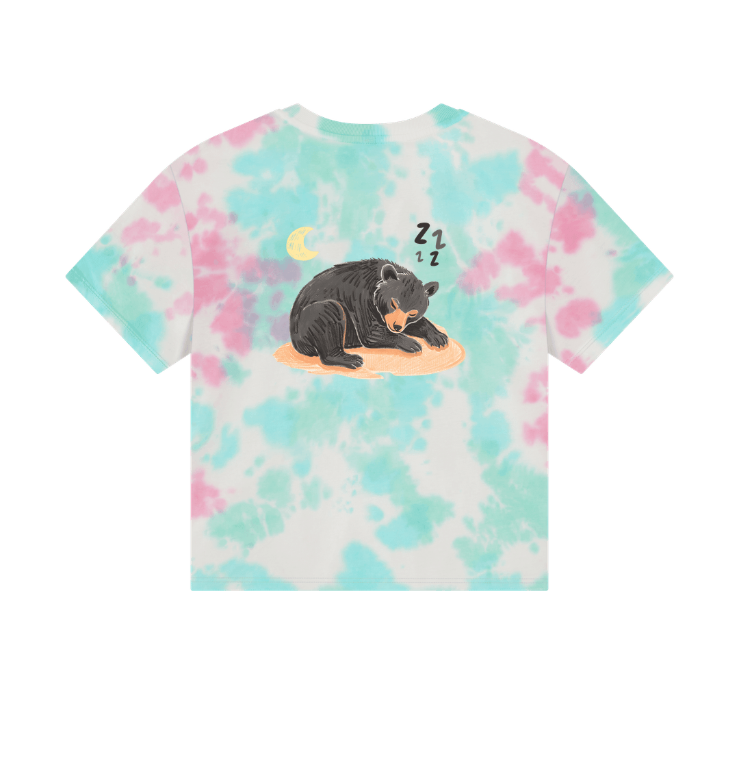 Pastel Tie Dye Printed T-shirt Back