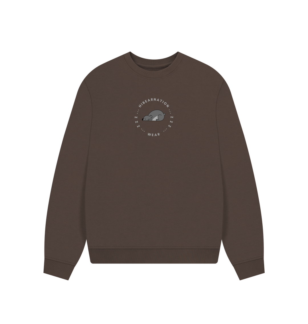 Chocolate Koala Bear Oversized Loungewear Sweater